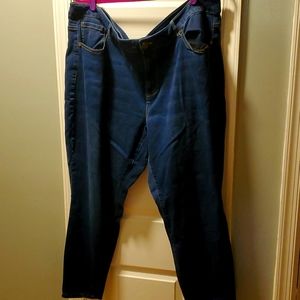Lane Bryant dark denim jeans size 26S in good condition